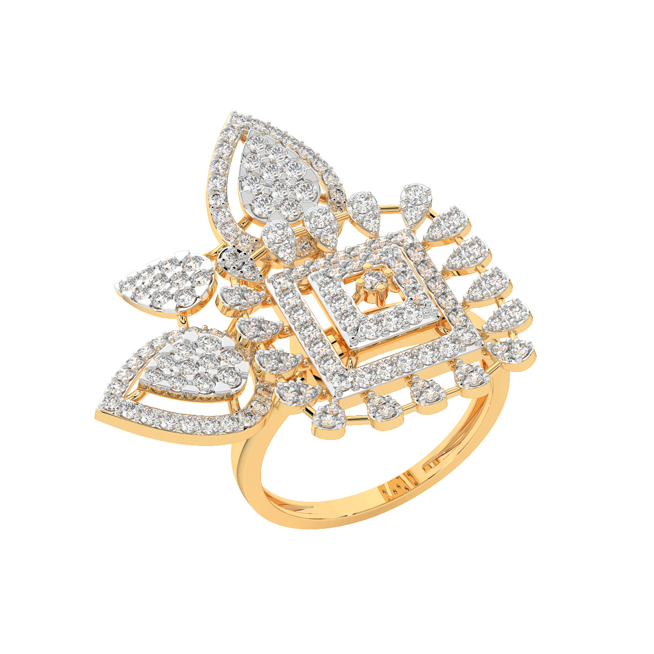 Sherina Round Diamond Engagement Ring
